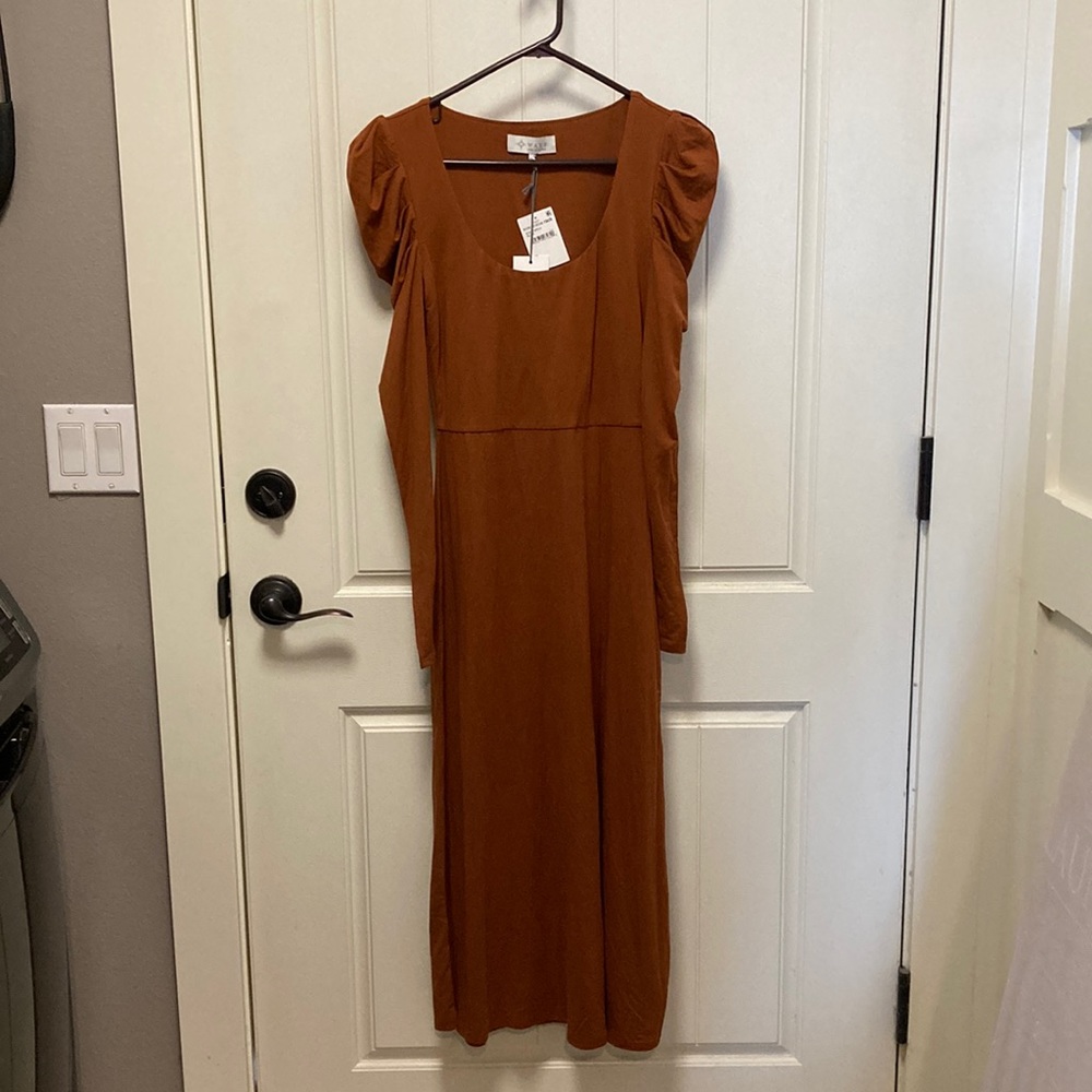Rust colored dress